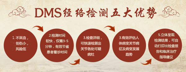 郑州痛风风湿病医院DMS经络检测五大优势.jpg DMS经络检测疗法应用优势