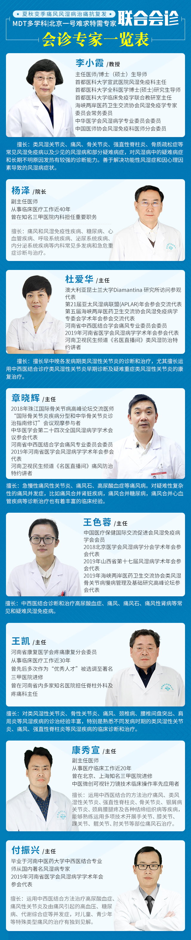 MDT多学科|北京一号难求特需专家联合会诊9月20日开诊 MDT多学科|北京一号难求特需专家联合会诊9月20日开诊